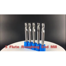 BFL CNC Machine Tools 3 flauta desbaste molino de extremo para aluminio